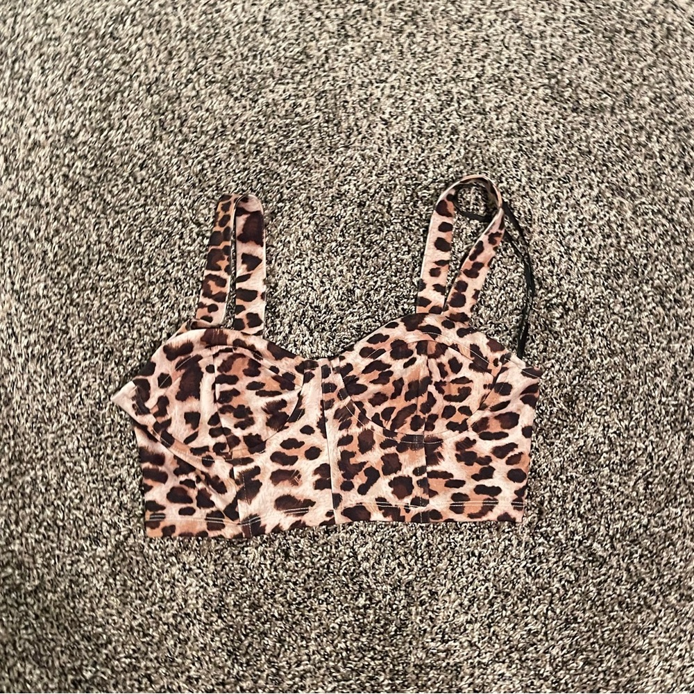 Forever 21 Cheetah push-up “tank”